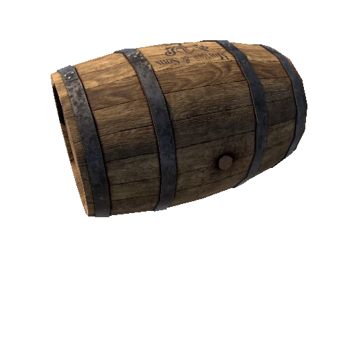 Wooden Barrels Metal circles